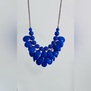 Blue bubble necklace